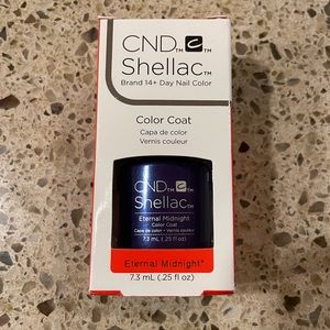 NIB CND Shellac Gel Polish “Eternal Midnight”